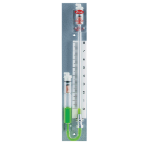 1230-16-W/M Well-type manometer, range 0-16, 16 oz mercury required  *Non-Cancelable and Non-Returnable*