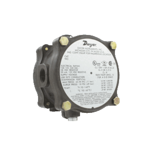 1950G-20-B-120-NA Explosion-proof differential pressure switch, range 4-20" w.c.  *Non-Cancelable and Non-Returnable*