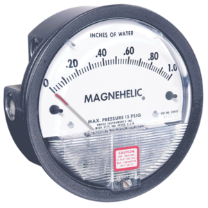 2000-200MM Differential Pressure Gage, range 0-200 mm w.c.  *Non-Cancelable and Non-Returnable*