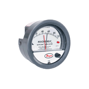 2000-0-SP Differential pressure gage, range 0-0.50" w.c., w/set point indicator  *Non-Cancelable and Non-Returnable*