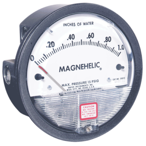 2300-30MM Differential Pressure Gage, range 15-0-15 mm w.c.  *Non-Cancelable and Non-Returnable*