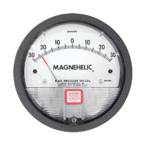 2300-60PA Differential Pressure Gage, range 30-0-30 Pa  *Non-Cancelable and Non-Returnable*