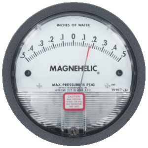 2000-8CM Differential Pressure Gage, range 0-8 cm w.c.  *Non-Cancelable and Non-Returnable*