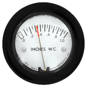 2-5000-0 Differential pressure gage, range 0-0.5" w.c.  *Non-Cancelable and Non-Returnable*