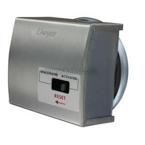 1831-1-RA-S Differential pressure switch, manual reset, DPDT, silicone diaphragm, range 2.5-9" w.c.  *Non-Cancelable and Non-Returnable*