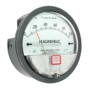 2000-250PA Differential Pressure Gage, range 0-250 Pa  *Non-Cancelable and Non-Returnable*