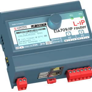 LIP-33ECTC, L-IP, IP router, EIA-852, 2x FT10, 2x Ethernet, USB