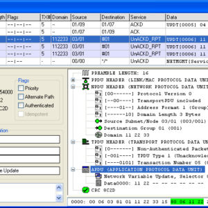 LPA-SW, protocol analyzer software for the EIA-709 channel