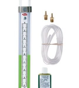 1223-M200-W/M U-tube manometer, range 100-0-100 mm w.c., 6.3 oz (178.5 g) mercury required to fill  *Non-Cancelable and Non-Returnable*