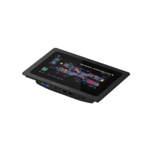 10. 1" LCD 10-point touch display, 16:9 aspect ratio, 1366x768 resolution, 1xHDMI, 1xVGA, 1xDVI, 1xI/O Audio, 1xRJ45-USB. Aluminum alloy housing. 12 or 24 VDC, or  110-240 VAC .