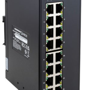16-Port 10/100Mbps Wide-Temp Ethernet Switch -40 to +75C