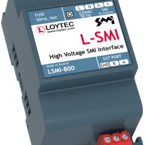 LSMI-800, High Voltage SMI Interface, 1 x SMI for up to 16 SMI actuators - Attention: This device shall only be used together with LOYTEC devices offering an EXT port